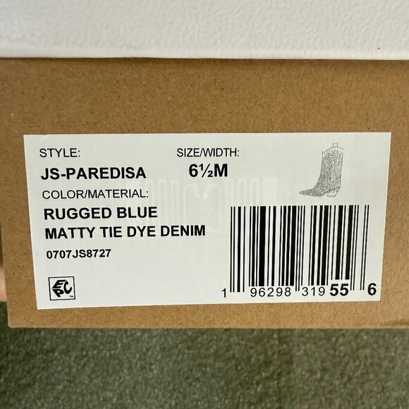 Jessica Simpson Brand New Paredisa Rhinestone Fringe Cowboy Booties size 6.5 - Picture 6 of 8